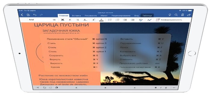 Планшет Apple  10.5-inch iPad Air Wi-Fi 256GB - Silver   ( MUUR2RU/A ), купить в Краснодаре