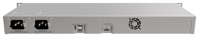 Маршрутизатор MikroTik RB1100AHx4 Powerful 1U rackmount router with 13x Gigabit Ethernet ports, купить в Краснодаре