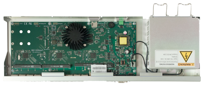 Маршрутизатор MikroTik RB1100AHx4 Powerful 1U rackmount router with 13x Gigabit Ethernet ports, купить в Краснодаре