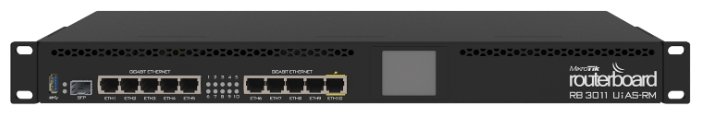 Маршрутизатор MikroTik RB3011UIAS-RM 10/100/1000BASE-TX/SFP черный