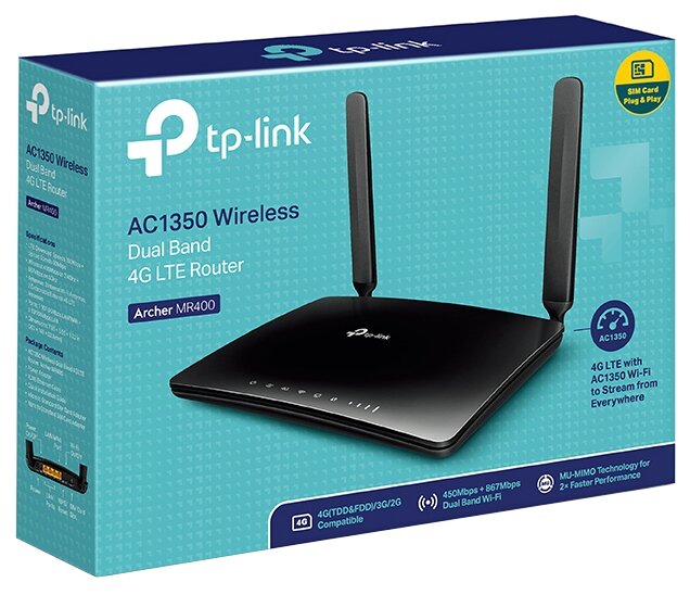 Маршрутизатор  LTE/3G TP-Link Archer MR400, купить в Краснодаре