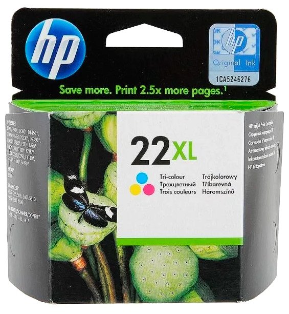 Картридж Hewlett-Packard 22 трёхцветный струйный XL, купить в Краснодаре
