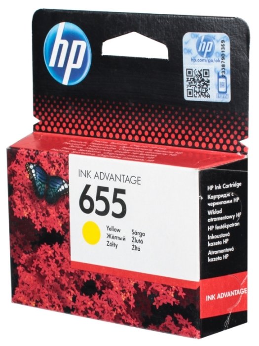 Картридж Hewlett-Packard HP 655 Желтый, купить в Краснодаре