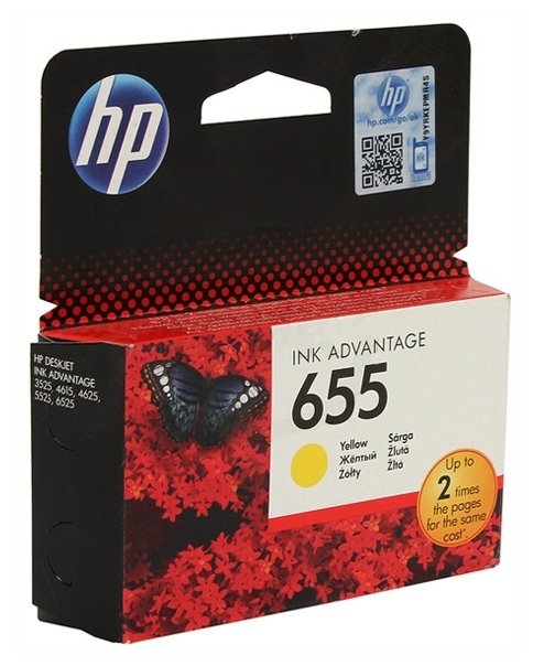 Картридж Hewlett-Packard HP 655 Желтый, купить в Краснодаре