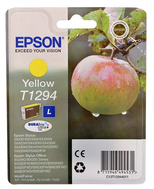 Картридж Epson yellow for SX420W/BX305F, купить в Краснодаре