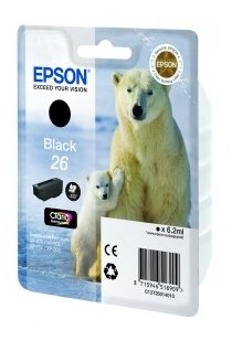 Картридж EPSON 26 черный для XP-600/XP-700/XP-800, купить в Краснодаре