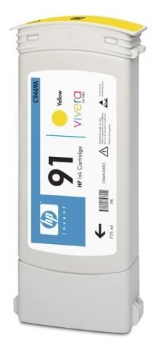 Картридж Hewlett Packard 91 Yellow Pigment для Designjet Z6100 Photo Printer 775-ml, купить в Краснодаре