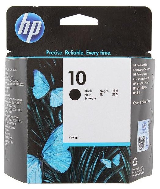 Картридж Hewlett Packard #10 BIJ2000 (black) (69ml), купить в Краснодаре