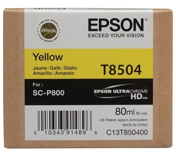 Картридж EPSON T8504 желтый для SC-P800, купить в Краснодаре