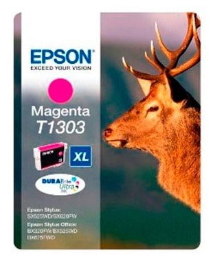Картридж пурпурный T1303 XL для Epson B42/SX525WD/SX620FWBX320FW/BX525WD/BX625FWD/WF-7015/7515/7525 (до 600 стр.), купить в Краснодаре