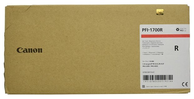 Картридж CANON PFI-1700 R красный (PFI-1700R), купить в Краснодаре