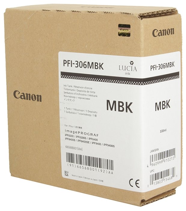 Картридж Canon PFI-306 MBK, купить в Краснодаре