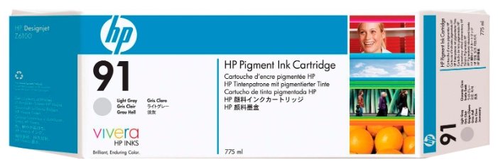 Картридж HP 91 Pigment 775 ml Light Gray Ink Crtg, купить в Краснодаре