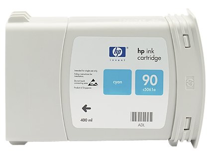 Картридж Hewlett-Packard 90 Ink Cyan (400 ml), купить в Краснодаре