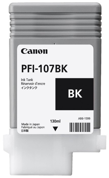 Картридж черный PFI-107 BK для Canon iPF680/685/780/785 (130ml), купить в Краснодаре