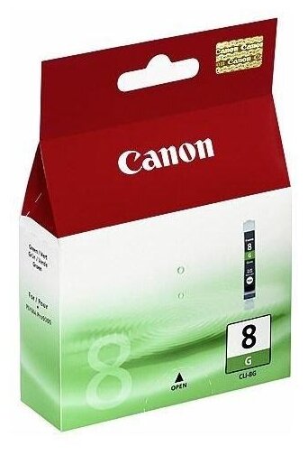 Картридж зеленый CLI-8 G для Canon PIXMA MP500/800/IP6600D/5200/5200R/4200, купить в Краснодаре
