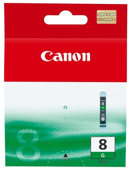 Картридж зеленый CLI-8 G для Canon PIXMA MP500/800/IP6600D/5200/5200R/4200, купить в Краснодаре