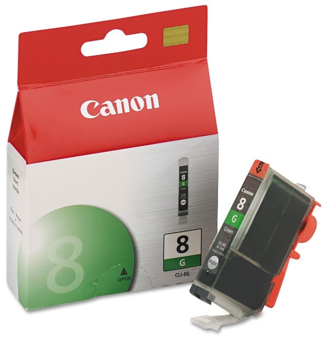 Картридж зеленый CLI-8 G для Canon PIXMA MP500/800/IP6600D/5200/5200R/4200, купить в Краснодаре