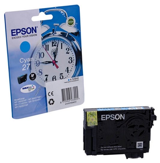 Картридж EPSON T2702 голубой для WF-7110/7610/7620, купить в Краснодаре