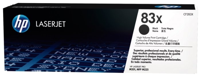 Тонер-картридж   HP 83X Black LaserJet Toner   ( CF283X ) , купить в Краснодаре