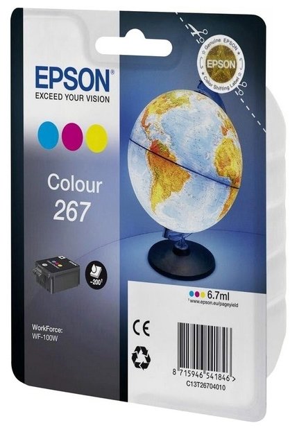 Картридж Epson T267 цветной для WF-100, купить в Краснодаре