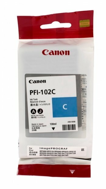 Картридж CANON  PFI-102C Cyan   ( 0896B001 ), купить в Краснодаре