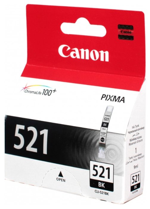 Картридж CANON  CLI-521 BK IJ CART EMB   ( 2933B004 ), купить в Краснодаре