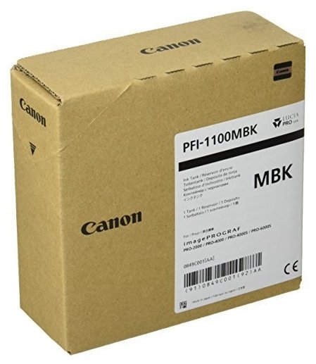 Картридж CANON  PFI-1100 Matte Black   ( 0849C001 ), купить в Краснодаре