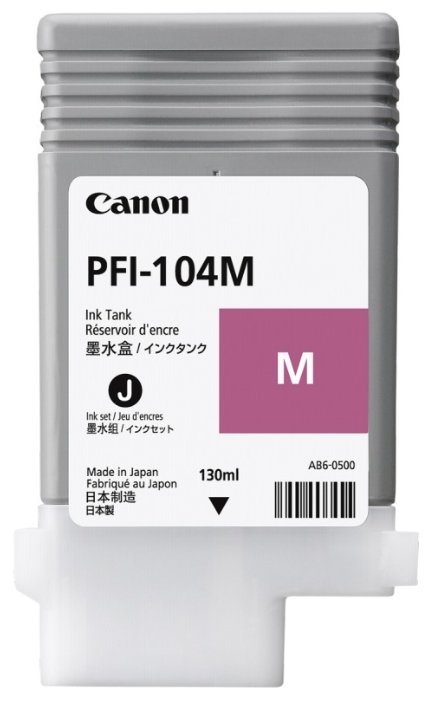 Картридж пурпурный PFI-104M для Canon iPF650/655/750/755, купить в Краснодаре