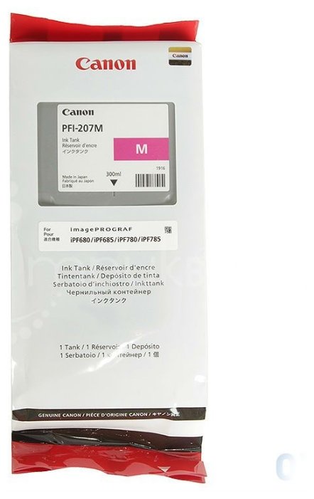 Картридж пурпурный PFI-207 M для Canon iPF680/685/780/785 (300ml), купить в Краснодаре