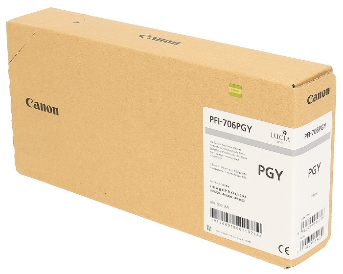 Картридж Canon PFI-706 PGY, купить в Краснодаре