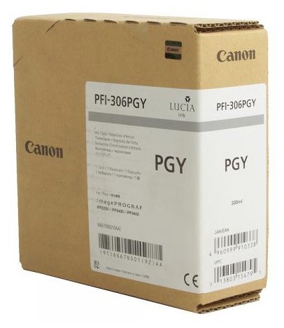 Картридж Canon PFI-306 PGY, купить в Краснодаре