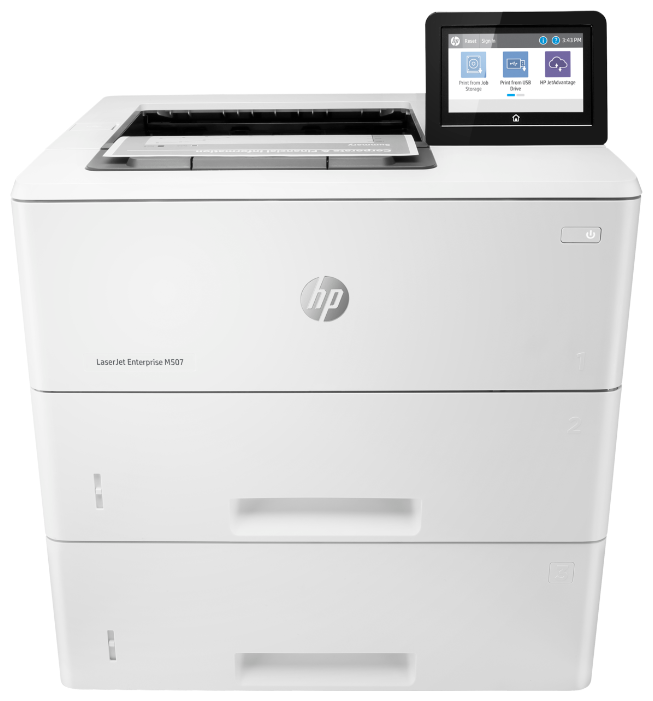 Принтер лазерный цветной HP LaserJet Enterprise M507x   ( 1PV88A )