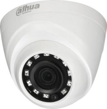 Видеокамера HDCVI DAHUA DH-HAC-HDW1400RP-0280B 2.8-2.8мм HD СVI цветная корп.:белый