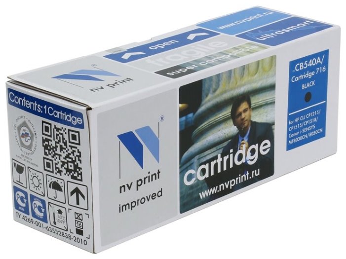 Картридж NVP совместимый HP CF210X/CE320A/CB540A/Canon 716/731 Black для LaserJet Color Pro M251n/M251nw/M276n/M276nw/CP1525n/CP1525nw/CM1415fn/CM1415fnw/CP1215/CM1312/CM1312nfi/CP1215/Canon i-SENSYS LBP5050/LBP5050n/MF8030Cn/MF8040Cn/MF8050Cn/MF8080Cw/LB, купить в Краснодаре