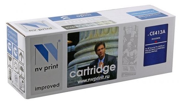 Картридж NVP совместимый HP CE413A/CC533A/Canon 718 Magenta для LaserJet Color M351a/M375nw/M451dn/M451dw/M451nw/M475dn/M475dw/CP2025/CP2025dn/CP2025n/MFP-CM2320fx/CM2320n/Canon i-SENSYS LBP-7200Cdn/7210Cdn/7660Cdn/7680Cх/MF8330Cdn/8340Cdn/8350Cdn/8360Cdn, купить в Краснодаре