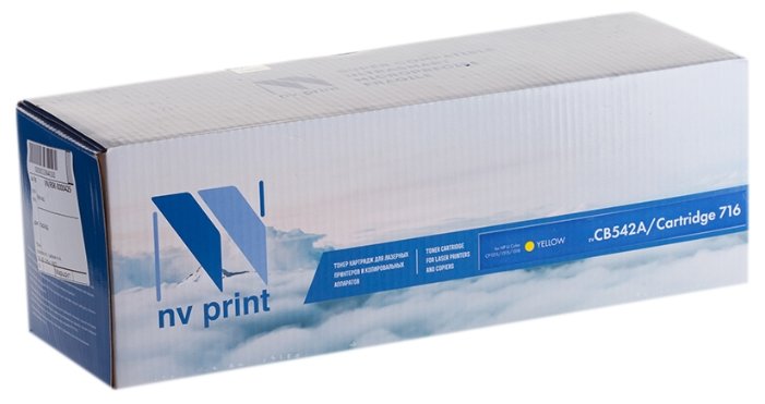 Картридж NVP совместимый HP CB542A/Canon 716 Yellow LaserJet Color CP1215/CM1312/CM1312nfi/CP1215/Canon i-SENSYS LBP5050/LBP5050n/MF8030Cn/MF8040Cn/MF8050Cn/MF8080Cw (1400k), купить в Краснодаре
