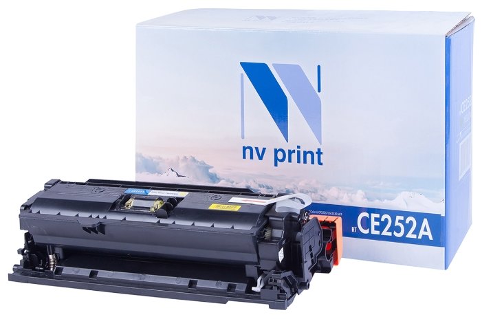 Картридж NVP совместимый HP CE252A/Canon 723 Yellow LaserJet Color CP3525/CP3525dn/CP3525n/CP3525x/CM3530/CM3530fs/Canon i-SENSYS LBP7750Cdn (7000k), купить в Краснодаре