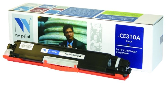 Картридж NVP совместимый HP CE310A/Canon 729 Black LaserJet Color Pro 100 M175a/M175nw/CP1025/CP1025nw/Canon i-SENSYS LBP7010C/LBP7018C (1200k), купить в Краснодаре
