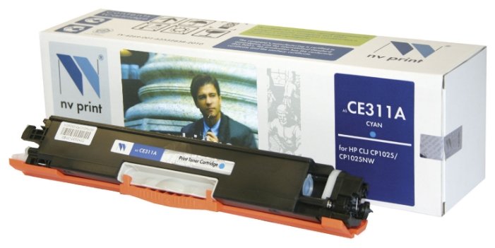 Картридж NVP совместимый HP CE311A/Canon 729 Cyan LaserJet Color Pro 100 M175a/M175nw/CP1025/CP1025nw/Canon i-SENSYS LBP7010C/LBP7018C (1000k), купить в Краснодаре