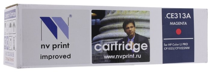 Картридж NVP совместимый HP CE313A/Canon 729 Magenta LaserJet Color Pro 100 M175a/M175nw/CP1025/CP1025nw/Canon i-SENSYS LBP7010C/LBP7018C (1000k), купить в Краснодаре