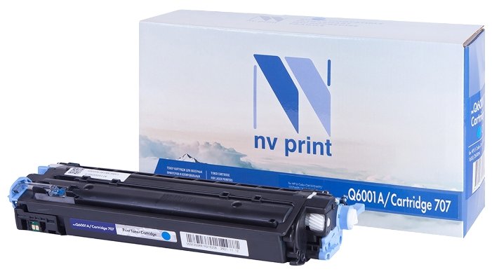 Картридж NVP совместимый Premium HP Q6001A/Canon 707PR Cyan для LaserJet Color 1600/2600n/2605/2605dn/2605dtn/Canon i-SENSYS LBP-5000/5100 (2000k), купить в Краснодаре