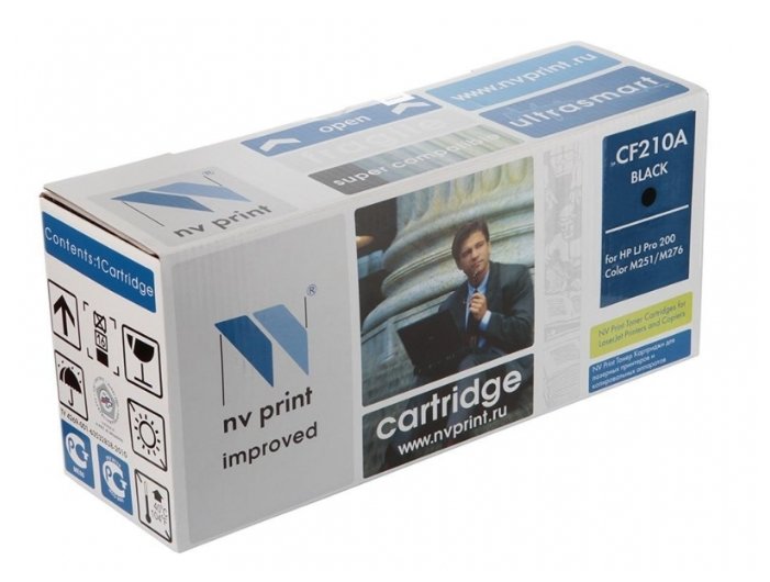 Картридж NVP совместимый HP CF210A/Canon 731 Black для LaserJet Color Pro M251n/M251nw/M276n/M276nw/Canon MF623Cn/MF628Cw/LBP-7100Cn/7110Cw/MF8230Cn/MF8280Cw (1600k), купить в Краснодаре