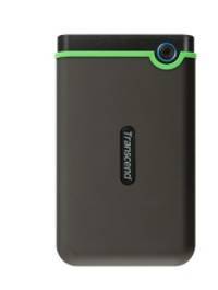 Внешний жесткий диск 2TB Transcend StoreJet 25M3S, 2.5", USB 3.0, резиновый противоударный, тонкий, Стальной Серый, купить в Краснодаре