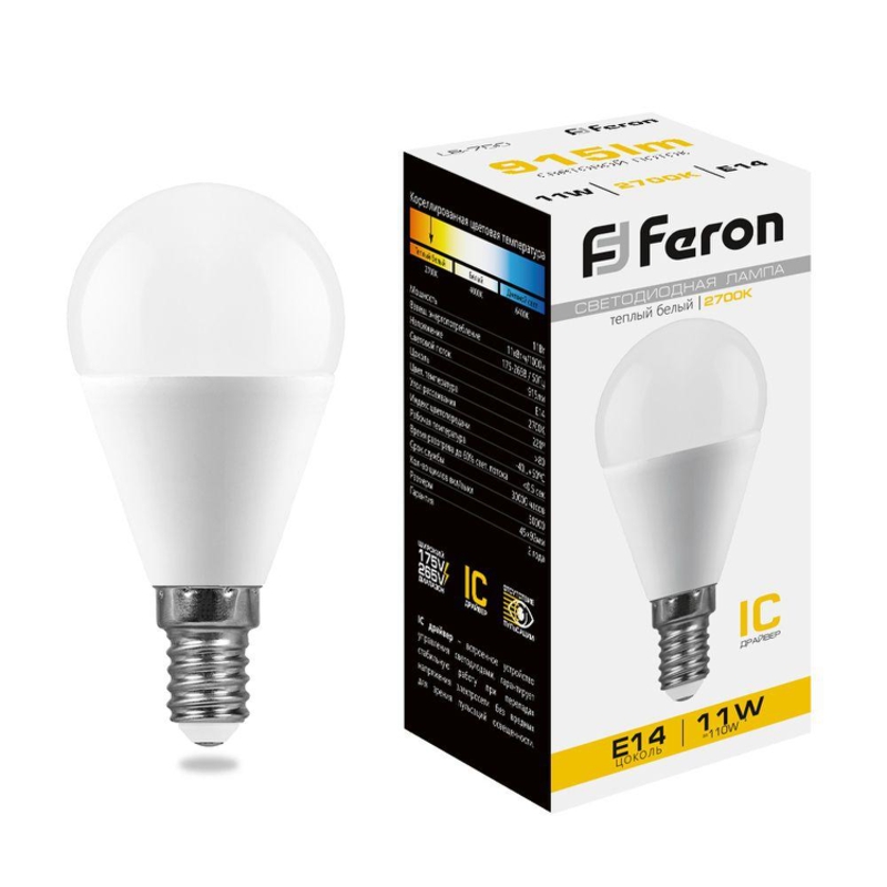 Лампа светодиодная FERON 25946