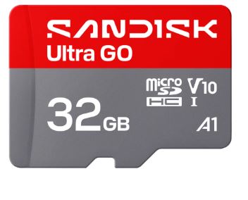 Флеш карта microSD 32GB SanDisk microSDHC Class 10 UHS-I A1 Ultra GO 120MB/s, купить в Краснодаре