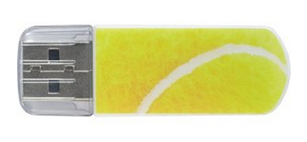 Флеш накопитель 8GB Verbatim Mini Sport Edition, USB 2.0, Теннис, купить в Краснодаре