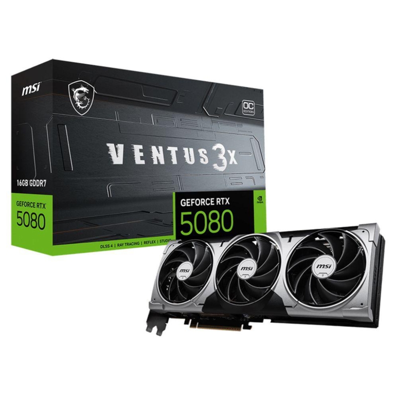 Видеокарты MSI RTX 5080 16G VENTUS 3X OC