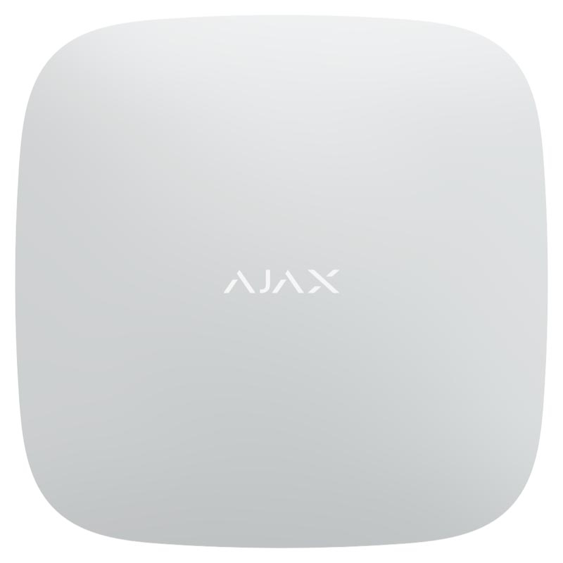 Интеллектуальная централь AJAX - 2 канала связи (GSM + Ethernet), белая