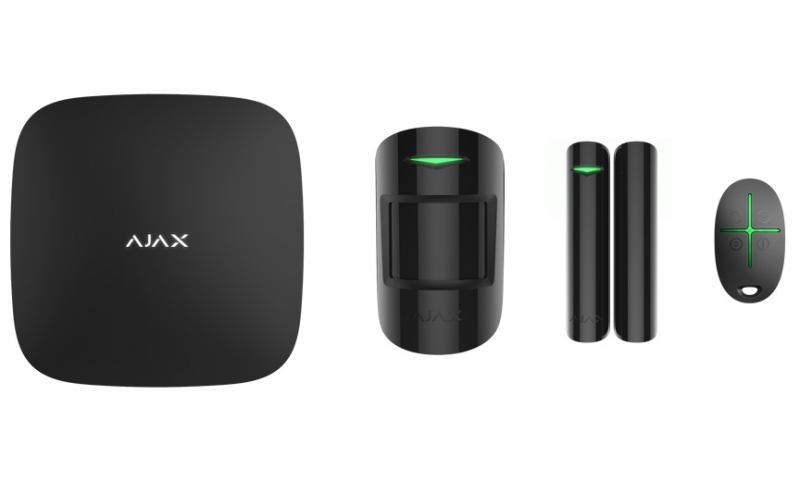 Стартовый комплект Ajax Systems StarterKit Plus, чёрный